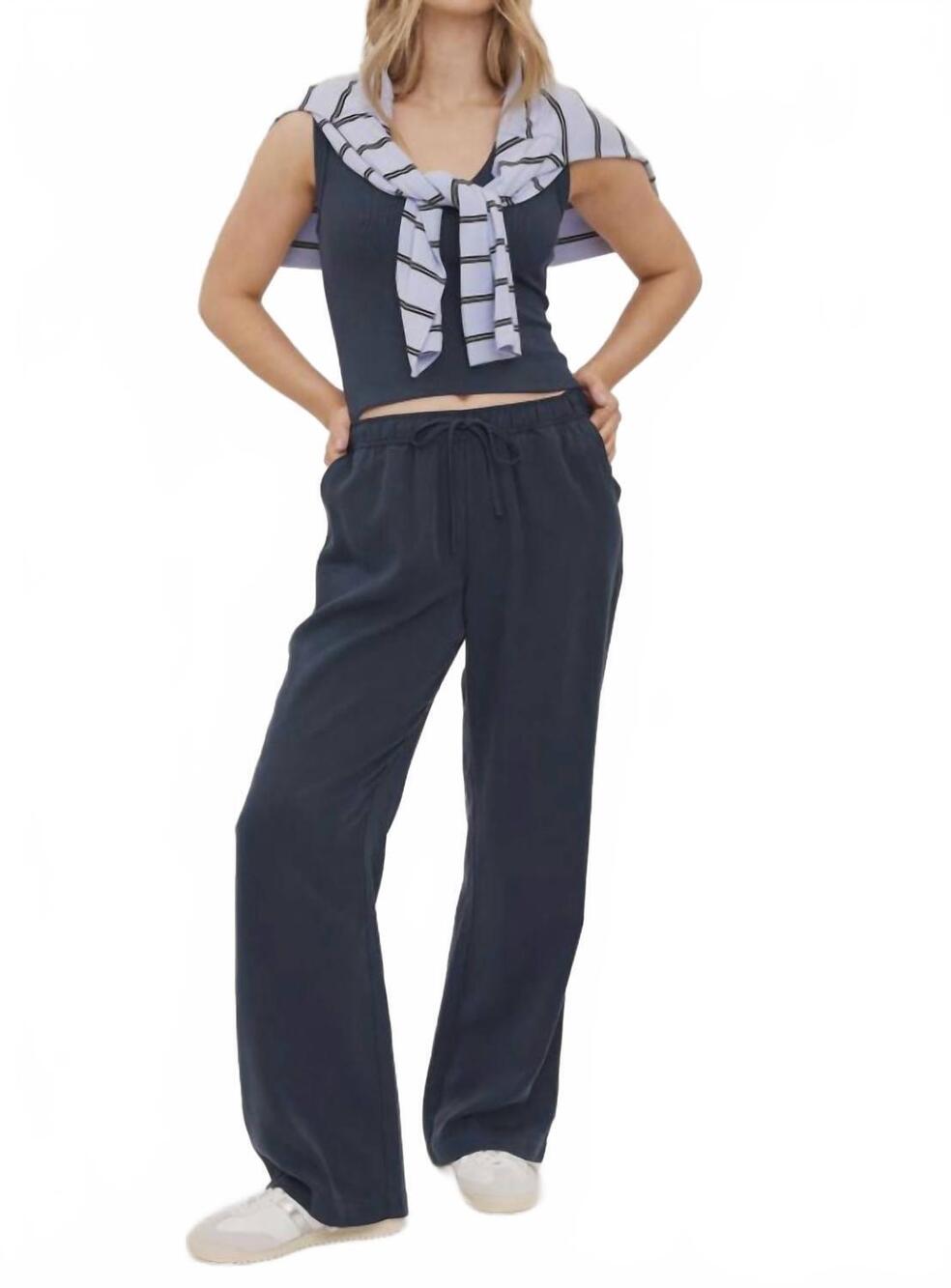 NEW GENTLE FAWN gabriel pant in washed navy